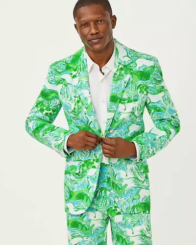 Lilly Pulitzer Men's Stuff Flagler Blazer In Green