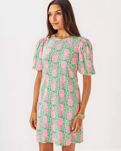 Lilly Pulitzer Mercer Dress In Fauna Green Party Like A Pineapple