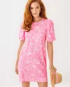 Lilly Pulitzer Mercer Dress In Rousseau Pink Tulip To Tango