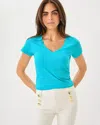 Lilly Pulitzer Meredith Tee In Blue