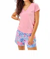 Lilly Pulitzer Meredith Tee In Conch Shell Pink In Pink