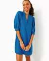 Lilly Pulitzer Mialeigh Linen Dress In Barton Blue