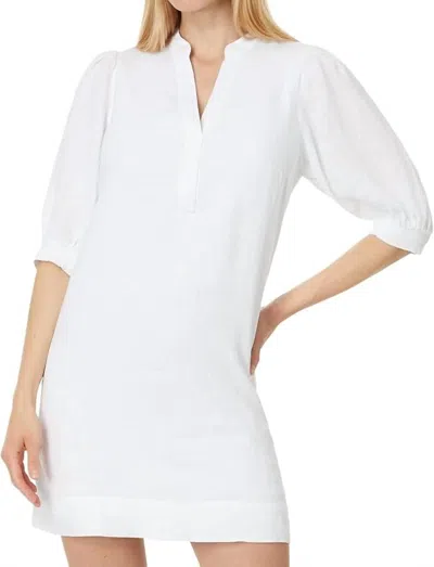 Lilly Pulitzer Mialeigh Linen Dress In Resort White