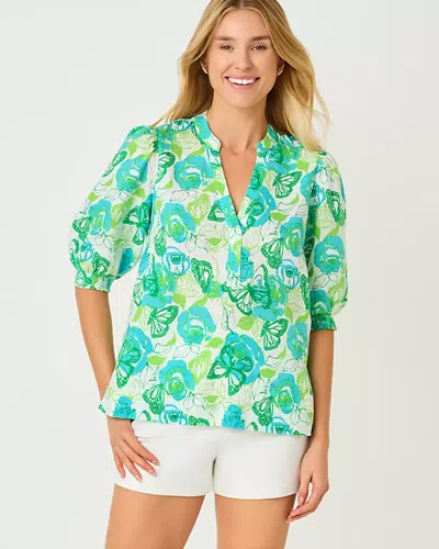 Lilly Pulitzer Mialeigh Linen Top