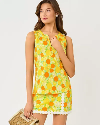 Lilly Pulitzer Michelina Mini Skort In Yellow