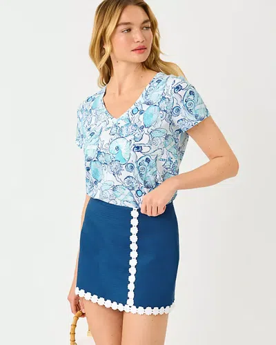 Lilly Pulitzer Michelina Mini Skort In Blue