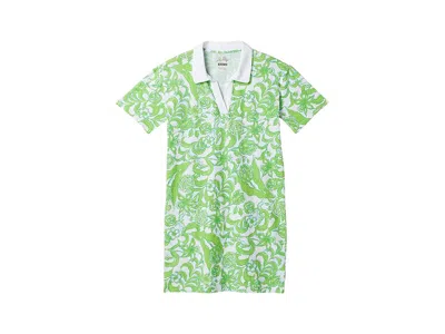 Lilly Pulitzer Mini Alden Dress (toddler/little Kids/big Kids) Girl's Dress Resort White Daffodil Hill : Md (6-7 Li