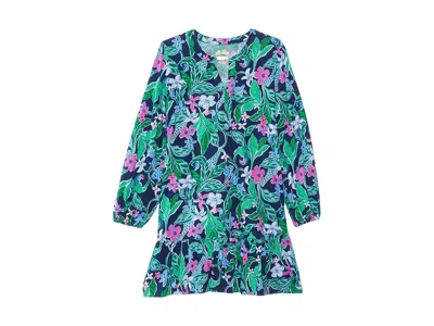 Lilly Pulitzer Mini Alyssa Dress (toddler/little Kid/big Kid) Girl's Dress Untamed : Md (little Kid), Cotton