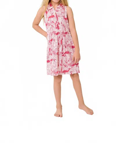 Lilly Pulitzer Mini Arley Dress In Paradise Punch Thar She Blows In Multi