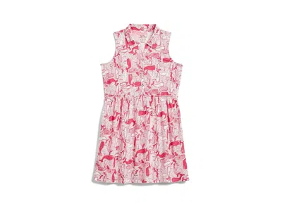 Lilly Pulitzer Mini Arley Dress (toddler/little Kid/big Kid) Girl's Dress Nassau Blue Thar She Blows: Xs (2t-3t Tod In Pink