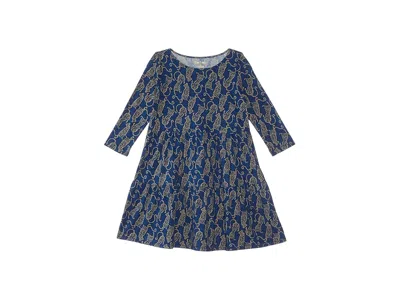 Lilly Pulitzer Mini Geanna Dress (toddler/little Kid/big Kid) Girl's Dress Low Tide Navy Easy To Spot : Xl (big Kid