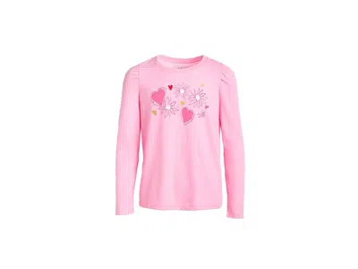 Lilly Pulitzer Mini Jansen Long Sleeved (toddler/little Kids/big Kids) Girl's Dress Dear Heart Graphic Childrens :  In Pattern
