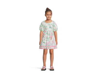 Lilly Pulitzer Mini Knoxlie Dress (toddler/little Kids/big Kids) Girl's Dress Oversized Orchids On The Avenue Allov In Multi