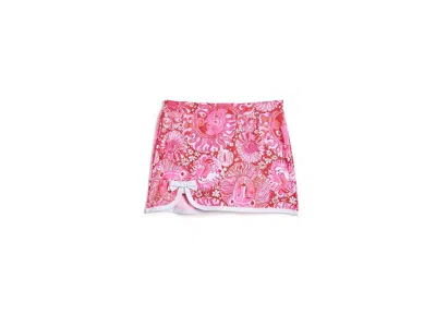 Lilly Pulitzer Mini Monica Skort (little Kid/big Kid) Girl's Skort Paradise Punch Jims Stuff: Xs (2-3 Toddler) One  In Pink