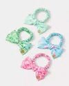Lilly Pulitzer Mini Scrunchie Set In Multi
