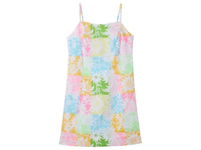 Lilly Pulitzer Mini Shelli Dress (toddler/little Kid/big Kid) Girl's Dress Via Sunny Sunflowers : 14 Big Kid, Cotto In Multi