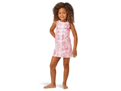 Lilly Pulitzer Mini Wister Dress (toddler/little Kid/big Kid) Girl's Dress Cherry Blossom Pink Fleur De Lilly : 5 L