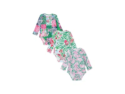 Lilly Pulitzer Kids' Minnie Gift Set (infant) Girl's Clothing Glowing Gardens : 6-12 Months, Cotton In Multi