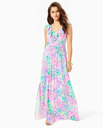 Pre-owned Lilly Pulitzer Mirella Maxi Dress ? It Was All A Dream ? Size Xs,s,m,l,xl In Multicolor