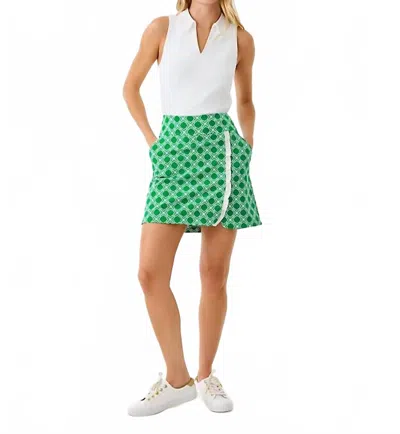 Lilly Pulitzer Monica Ruffle Skirt In Bamboo Green