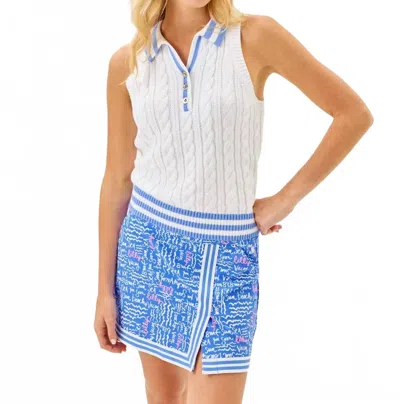 Lilly Pulitzer Monica Skort In Sunwashed Blue Seacrets Golf In Multi