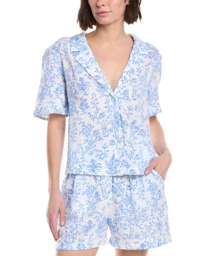 Lilly Pulitzer Montee Cover-up Shirt In Blue