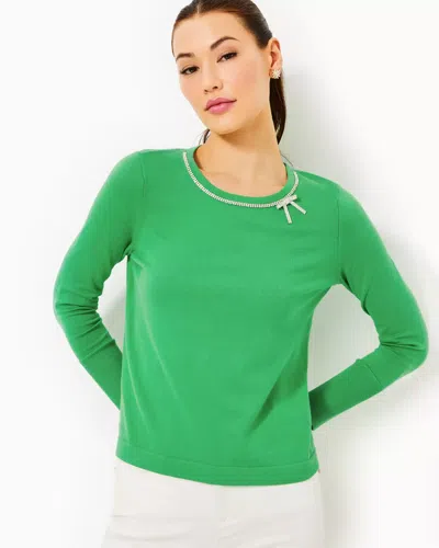 Lilly Pulitzer Morgen Sweater In Green Grove