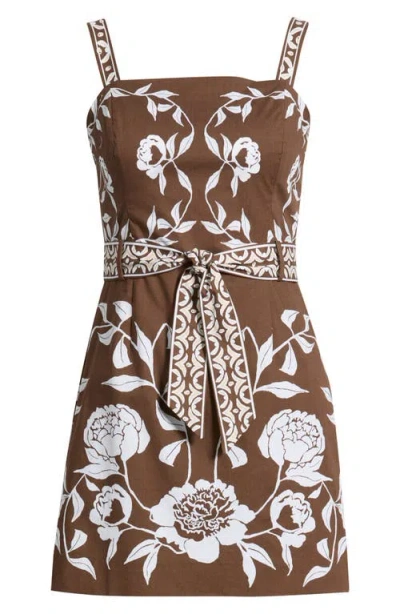 Lilly Pulitzer Muireann Skirted Romper In Brown