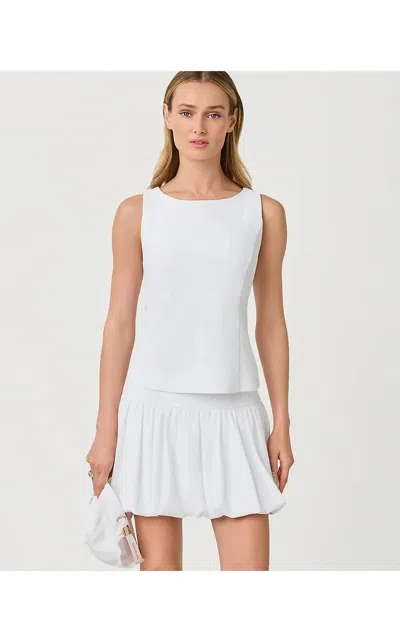 Lilly Pulitzer Nadeera Active Tank Top Upf 50 In White