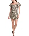 Lilly Pulitzer Nanci Linen-blend Skirted Romper In Brown