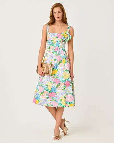 Lilly Pulitzer Nelly Stretch Midi Dress In Multi