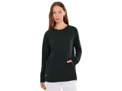 Lilly Pulitzer New Beach Comber Pullover Women's Sweatshirt Noir: Sm, Cotton In Green