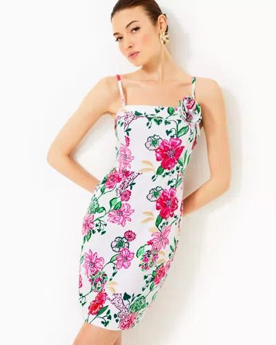 Lilly Pulitzer Nickola Dress In Coconut Safari Sanctuary