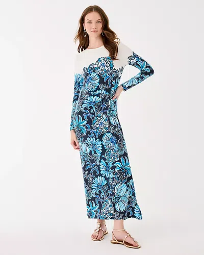 Lilly Pulitzer Nyla Long Sleeve Maxi Dress In Multi