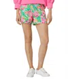 Lilly Pulitzer Ocean View Shorts In Resort White Pear Necessities In Multi