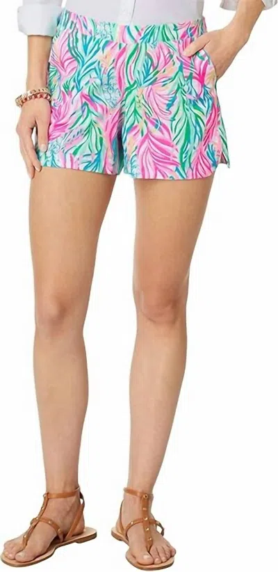 Lilly Pulitzer Ocean View Shorts In Sea Turtle Soiree