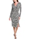 Lilly Pulitzer Odella V-neck Midi Dress In Black