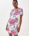 Lilly Pulitzer Olive Beaded Stretch Shift Dress In Multi