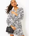 Lilly Pulitzer Olivine A-line Dress In Onyx Animal Magnetism