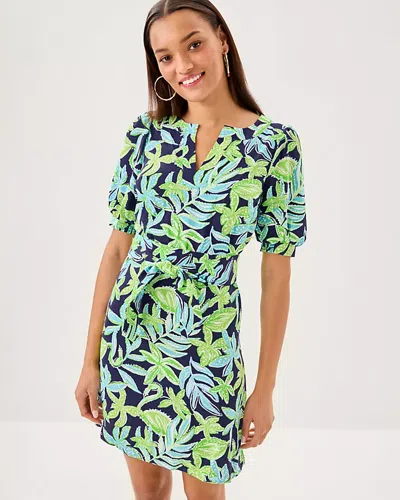Lilly Pulitzer Olivine Short Sleeve Dress In Green