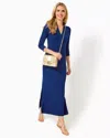 Lilly Pulitzer Ollie Maxi Polo Dress In Blue Med