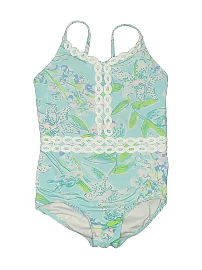 Pre-owned Lilly Pulitzer One Piece Swimsuit In Green