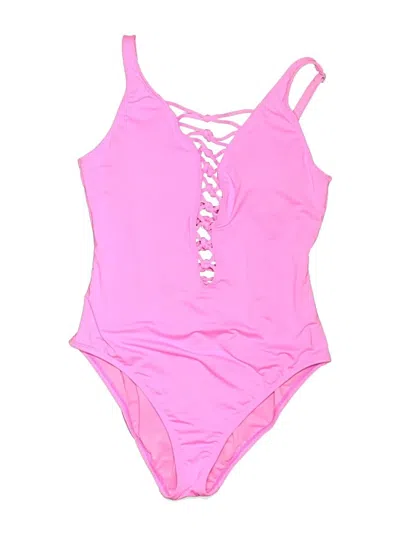 Pre-owned Lilly Pulitzer One Piece Swimsuit In Pink