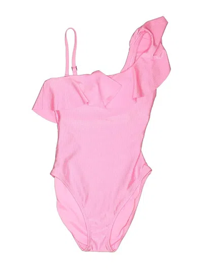 Pre-owned Lilly Pulitzer One Piece Swimsuit In Pink