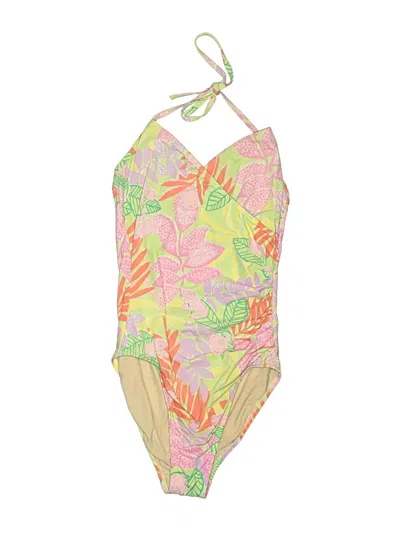 Pre-owned Lilly Pulitzer One Piece Swimsuit In Yellow
