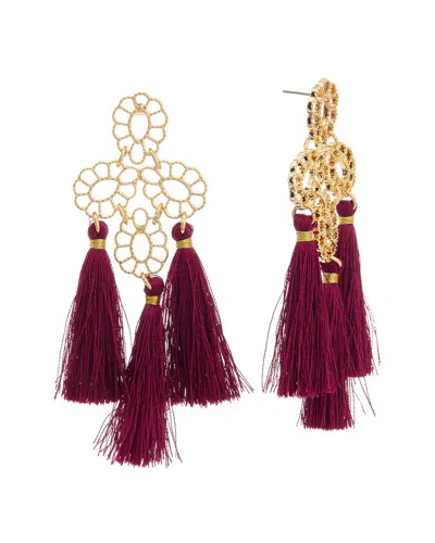 Lilly Pulitzer Orchid Nights Earrings In Red