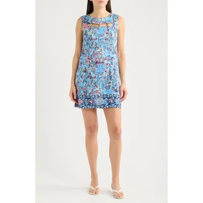 Lilly Pulitzer ® Paloma Paisley Floral Stretch Cotton Romper In Multi Paisley Parade
