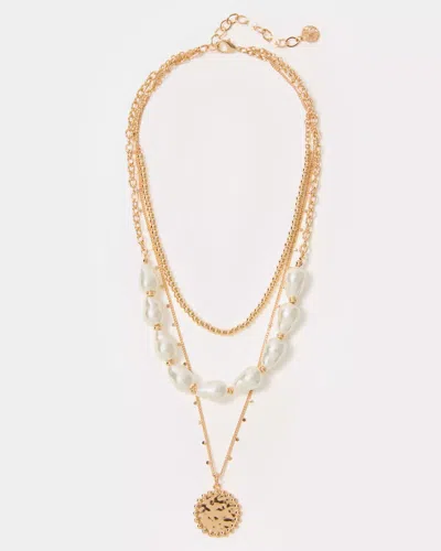 Lilly Pulitzer Paradise Party Necklace In Gold