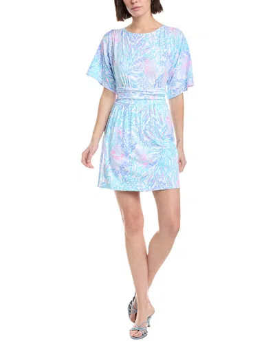 Lilly Pulitzer Parigi Boat Neck Romper In Blue