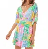 Lilly Pulitzer Parigi Knit Skort Romper In Multi Bright Delight Patch In Multi
